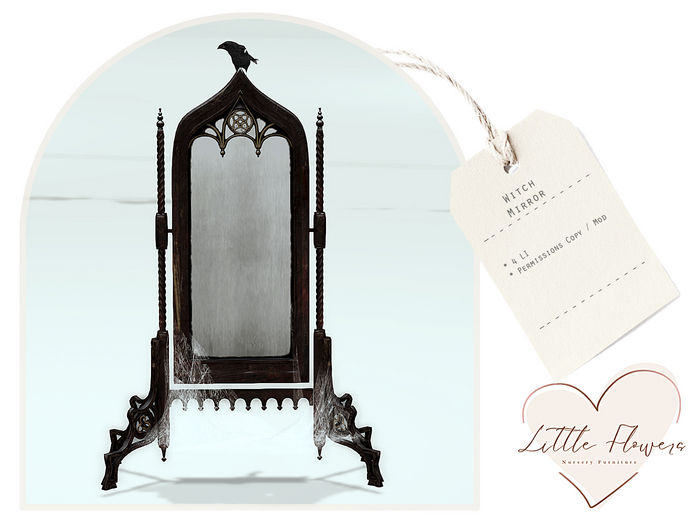 Second Life Marketplace - Witch Mirror [EV Little Flowers] ADD ME